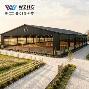Structure de Manège Équestre en Acier pour Projets Industriels en Gros avec Plans d'Installation et Guides Techniques pour Centres d'Activités Équestres - Product Image 1