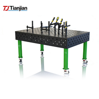 Nouvelle table de soudage 3D haute précision TJ D16 16 mm, ensemble complet d'accessoires de fixation, pour l'industrie manufacturière du métal en atelier, nitridée