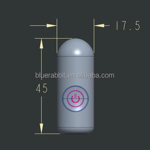 Piccolo e ricaricabile impermeabile da 1.7 pollici con telecomando 10 velocità per masturbazione femminile - Product Image 3