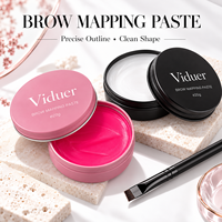 Pasta Pemetaan Alis 20g Grosir Warna Putih Pink Krim Pembentuk Alis Profesional Pasokan Massal untuk Pewarna Henna Salon Kecantikan PMU