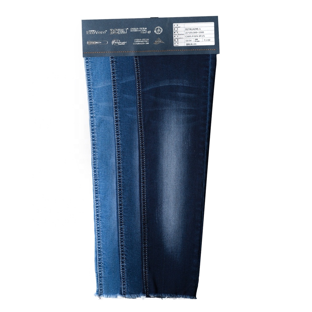 Selvedge Tencel Canada смешанные Стрейчевые джинсовые ткани для джинсов