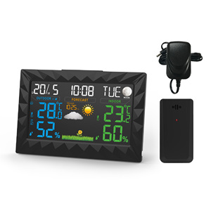 EWETIME Trạm Dự Báo Thời Tiết Không Dây Với Đồng Hồ Nhiệt Kế - Product Image 5
