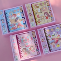 Ensemble Papeterie Kawaii A6, Carnet de Notes en Couleur, Carnet d'Adresse en Papier, 80 Feuilles, Mini Carnet de Notes, Journal Mignon