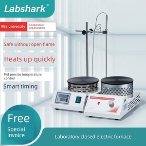 Plaque chauffante électrique en acier inoxydable Labshark, four à chauffage électrique encastré avec contrôle de température PID, pour laboratoire, bécher portable, OEM 1 - Product Image 3