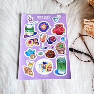 Etiquetas Adhesivas de Vinilo PVC Impresas con UV, Personalizadas, Resistentes al Agua y Ecológicas, Hoja de Pegatinas Kiss Cut, Lindas Pegatinas de Dibujos Animados Personalizadas - Product Image 4