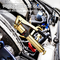 Pistola de Grasa Industrial de 900cc, OEM/ODM, Herramienta Manual de Doble Presión y Palanca Única para Reparación de Automóviles