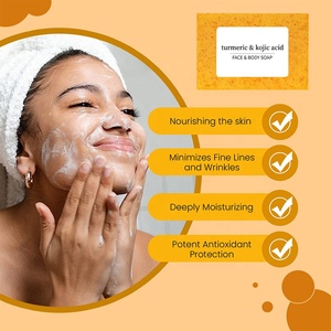 Savon solide à l'acide kojique naturel original, blanchissant et éclaircissant la peau, hydratant, blanchissant du visage - Product Image 3