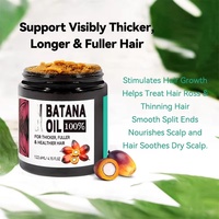 Crème nourrissante pour cheveux au beurre d'huile de Batana biologique, marque propre Huile de Batana pour cheveux