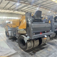 Rouleau compresseur vibrant à double tambour de marque chinoise UCM 5 tonnes, tambour de 1400 mm pour le compactage de l'asphalte et du sol, haute puissance de fouillisement