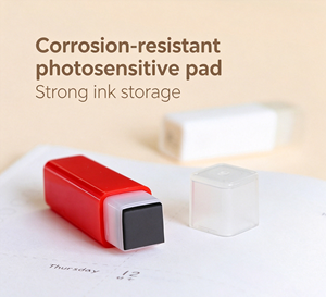 Tampons photosensibles réutilisables en plastique colorés avec <span class=keywords><strong>logo</strong></span> <span class=keywords><strong>personnalisé</strong></span>, vente chaude - Product Image 6