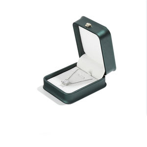 กล่องเครื่องประดับหรูหราแบบเรียบง่าย รุ่น Ele Queen EQ085 สำหรับขายส่ง  วัสดุหนัง PU ขัดเงา  รับทำโลโก้และสีตามสั่ง บรรจุภัณฑ์สำหรับวันวาเลนไทน์ - Product Image 6