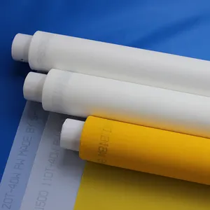 Smooth polished surface screen printing industry polyester silk screen printing mesh for printing