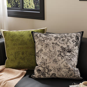 Coussin de dossier de luxe haut de gamme français avec coussin de lit en tissu <span class=keywords><strong>pour</strong></span> canapé et salon - Product Image 2