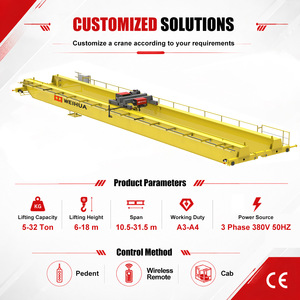 Grúa Puente de Doble Viga Personalizable, Capacidad de Carga de 10 a 30 Toneladas, Motorreductor de Fabricantes HOIST CRANE - Product Image 2