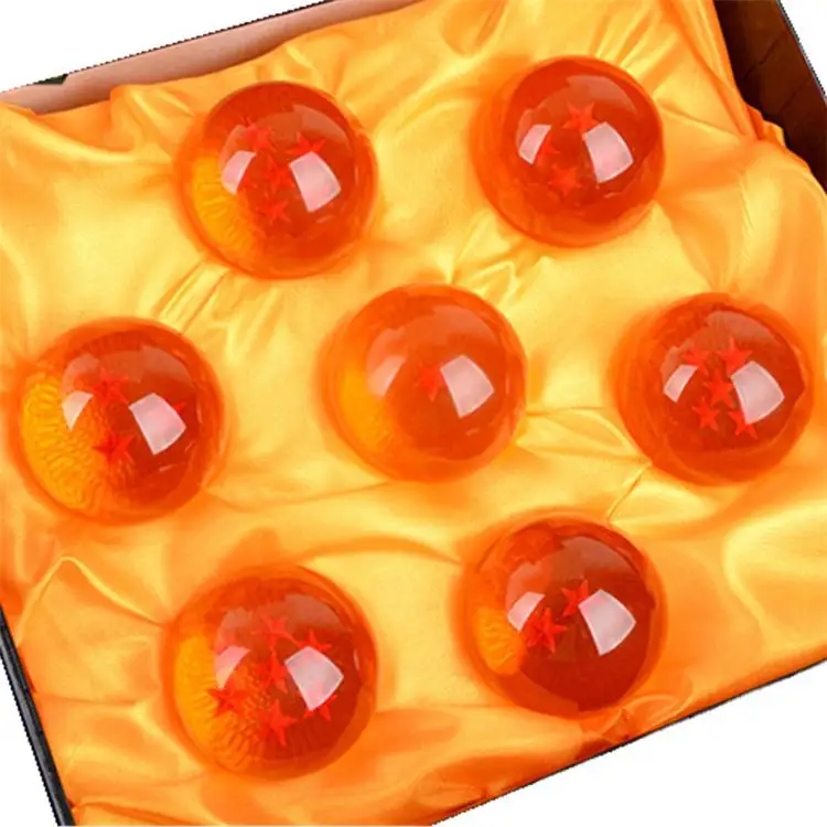 7 Stück/Set 4,2 cm Dragon Ball Z Gonku Modell Spielzeug 7 Sterne Harz Dragon Balls Set