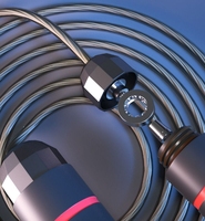 Corde à sauter anti-dérapante pour exercices de fitness lourds