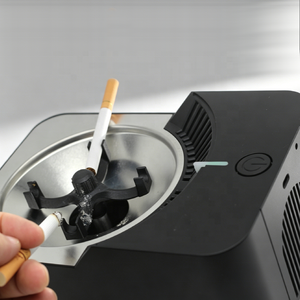 Cendrier purificateur d'air avec ions négatifs |   <span class=keywords><strong>Absorbeur</strong></span> de <span class=keywords><strong>fumée</strong></span> sans <span class=keywords><strong>fumée</strong></span> à vitesse de vent réglable pour la maison et le bureau - Product Image 2