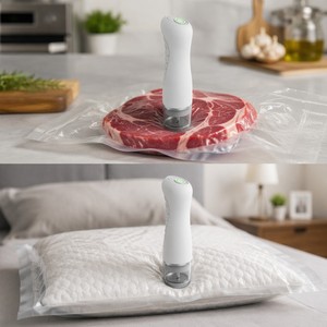 Sellador al Vacío Portátil Recargable <span class=keywords><strong>Master</strong></span>, 60kPa de Succión Potente, Máquina Eléctrica Versátil para Sellar Alimentos y Ropa - Product Image 4