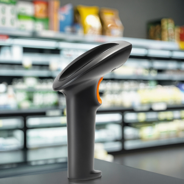 Yokoscan BWHS25L 2D 2.4G & for USB Wireless Barcode Scanner with QR Code Scanning for Supermarket Use-in Stock