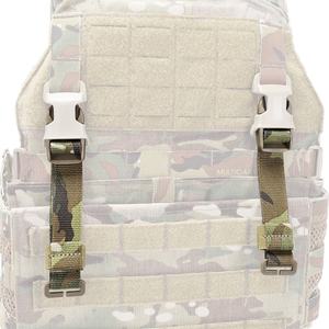 Sangle de poitrine tactique multifonctionnelle en nylon camouflage à double fixation pour sac à dos, accessoires de chasse - Product Image 4