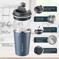 Tasse à café thermique à couvercle à vis en acier inoxydable 350 ml/500 ml/304 ml par sublimation/gobelet à café/tasse de voyage en voiture avec logo