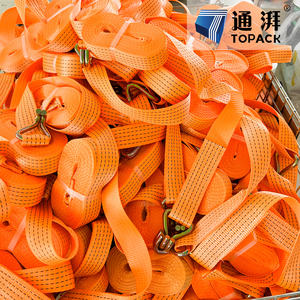 カスタムロゴ50mm幅2インチナイロン織りラッシングベルトストラップヘビーデューティポリエステルウェビングスリング貨物パッキング - Product Image 3