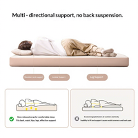 Matelas gonflable en PVC brossé épaissi de 200 cm, lit d'air pour le camping, tapis de couchage pour la maison, la tente, la voiture, l'extérieur
