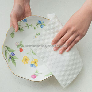 Cellulose Éponge Absorbant Cuisine Nettoyage Cellulose Allemagne Blanc Suédois Vaisselle Chiffon Microfibre Suédois - Product Image 3