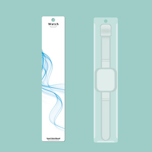 Correa de reloj inteligente de nailon de acero de silicona clásica de cartón de lujo caja de embalaje de plástico con inserciones de embalaje de espuma al por mayor - Product Image 2