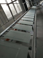 Vente chaude Tissu Flash Dryer Sérigraphie Verre Ligne Table