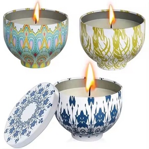 Meilleure vente de bocaux à bougies en métal faits à la main de qualité de différentes couleurs pour la décoration de la maison pour Noël Ramadan mariages de Pâques - Product Image 1