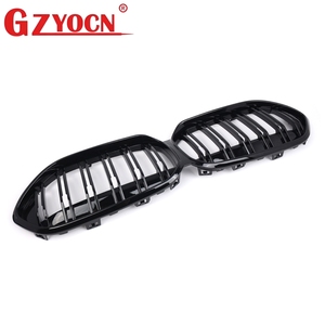Parrilla Delantera Doble de Doble Listón en Negro Brillante para <span class=keywords><strong>BMW</strong></span> F44 <span class=keywords><strong>Gran</strong></span> Coupé 2020-2023, Parrilla Integrada OE 51135A39378, Venta al Por Mayor de Fábrica - Product Image 4