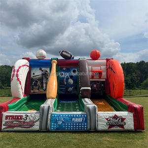 Juegos Inflables Sports Zone 3 en 1, Juego Inflable Comercial para Niños, Juegos Interactivos para Exteriores y Carnavales - Product Image 4