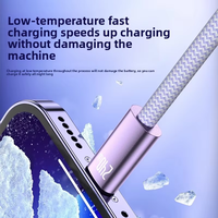 Câble USB-C tressé en nylon 240W 5A PD pour smartphone, ordinateur portable et batterie externe de nouvelle génération