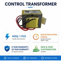 Transformateur de contrôle basse fréquence EI49, transformateur d'alimentation CA pour équipement d'automatisation industrielle, transformateur toroïdal 24V