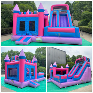 <span class=keywords><strong>Castillo</strong></span> Inflable Comercial con Tobogán para Alquiler en Fiestas y Eventos al Aire Libre - Product Image 4