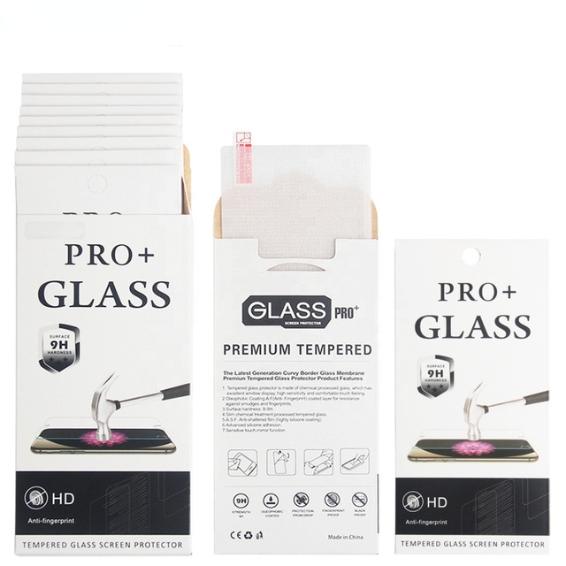 Transparent Protective Film Tempered Glass for iPhone 17 16 15 14 13 12 11 X XS Max XR 7 8 6 Plus Screen Protector with Package