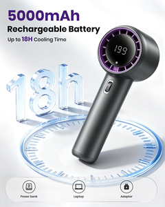 Luxurious RV Water Mist Handheld <b>Fan</b> Portable <b>USB</b>/Battery Powered Outdoor <b>Mini</b> <b>Fan</b> with Rechargeable Battery for Household Use - Product Image 5