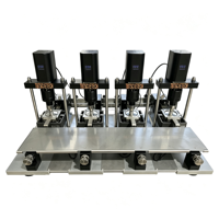Appareil de cisaillement direct du sol quadruple, testeur automatique de cisaillement direct du sol à quatre stations, testeur automatique de cisaillement direct à 4 cellules