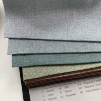 Tissu de rideau occultant minimaliste moderne américain RS8618-05-Ombrage élevé de couleur unie pour hôtels élégants bureaux salons
