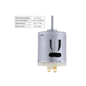 Bombas de Motor de Corriente Continua PrimoPal de 12 V y 17000 RPM, Motor de CC de Imán Permanente con Escobillas de Carbón Mini para Herramientas <span class=keywords><strong>El</strong></span>éctricas de 5200~24500 RPM - Product Image 1