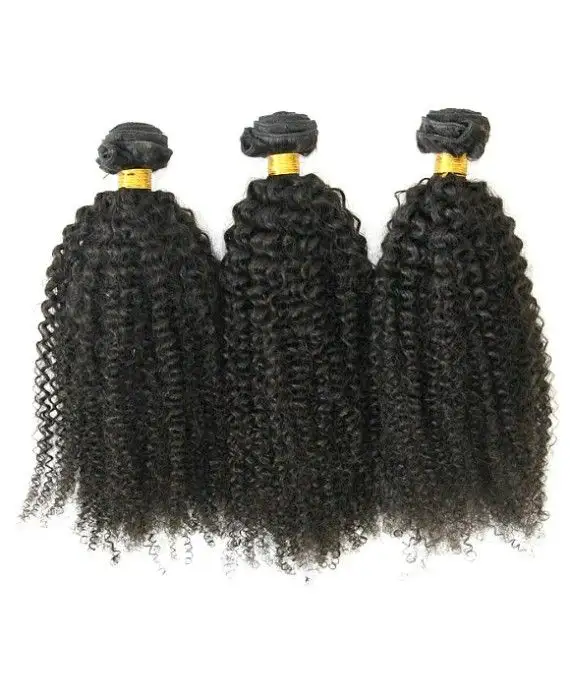 Ekstensi rambut kusut keriting, ekstensi rambut sambungan kain lurus warna hitam lembut & Natural untuk wanita