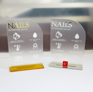 Indicateur de salon de manucure Ornement Affichage Forme des ongles Conseils de suivi Acrylique Stand Nail Tech Supplies - Product Image 4