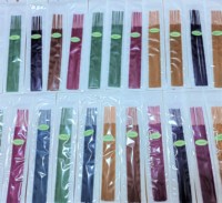 8-Zoll-Räucherstäbchen mit natürlichem ätherischem Aroma und Blumen duft, verpackt mit Ingwer-Osmanthus-Jasmin-Jasmin-Duft-Joss-Pulver