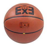 Logo personnalisé 3x3 taille 6 basket-ball 600-650g en cuir PU pour une utilisation intérieure et extérieure