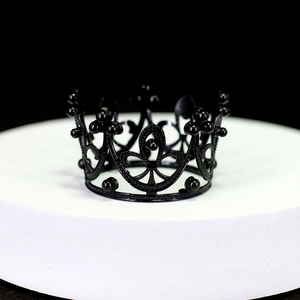 Coronas Miniatura al por Mayor para Decoración de Pasteles, Tiara de Perlas, Coronas Doradas y Plateadas para Niños, Adornos para el Cabello, Bodas, Fiestas de Cumpleaños - Product Image 3
