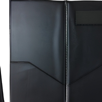 Porte-menu en PVC avec logo personnalisé, couverture embossée, design moderne, pour restaurant, fournitures hôtelières