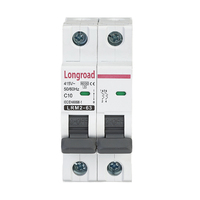Disyuntor en miniatura con capacidad de ruptura de 6000A, 1P, 2P, 3P, 4P, AC230V, MCB, RCBO, ELCB, RCCB, 16A, 32A, 63A, 80A