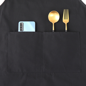 Di alta qualità durevole regolabile in cotone cameriere grembiuli Logo personalizzato cucina Chef Barista Bbq poliestere grembiule per Server ristorante - Product Image 4