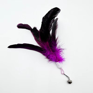 Factory wholesale <b>cat</b> teaser feather bell replaceable head pet <b>plush</b> toy <b>cat</b> teaser, fun and interactive toy - Product Image 5